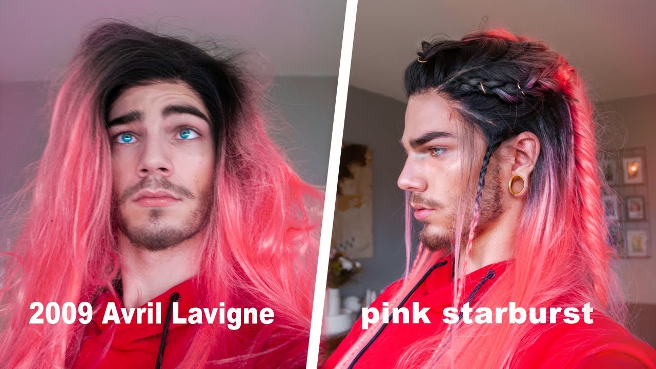 Rags to Riches - Gross pink wig transformation