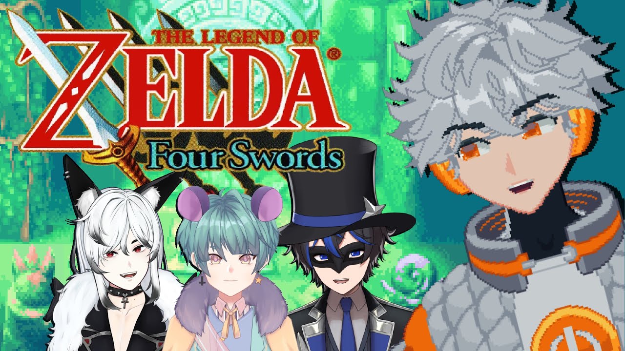 【Legend of Zelda Four Swords Collab】That's A Lotta Swords! w/ Ashezi, Kurtis, and Sokar!