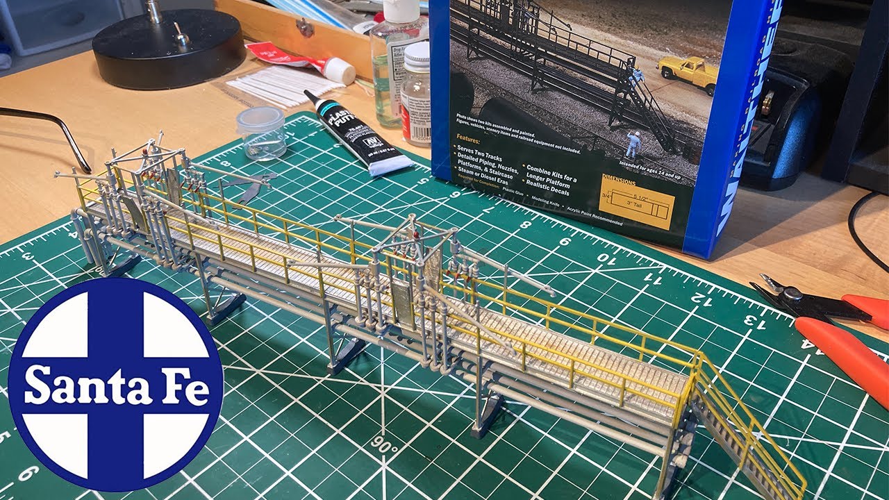 Walthers Tank Car Oil Loading Platform HO Scale review