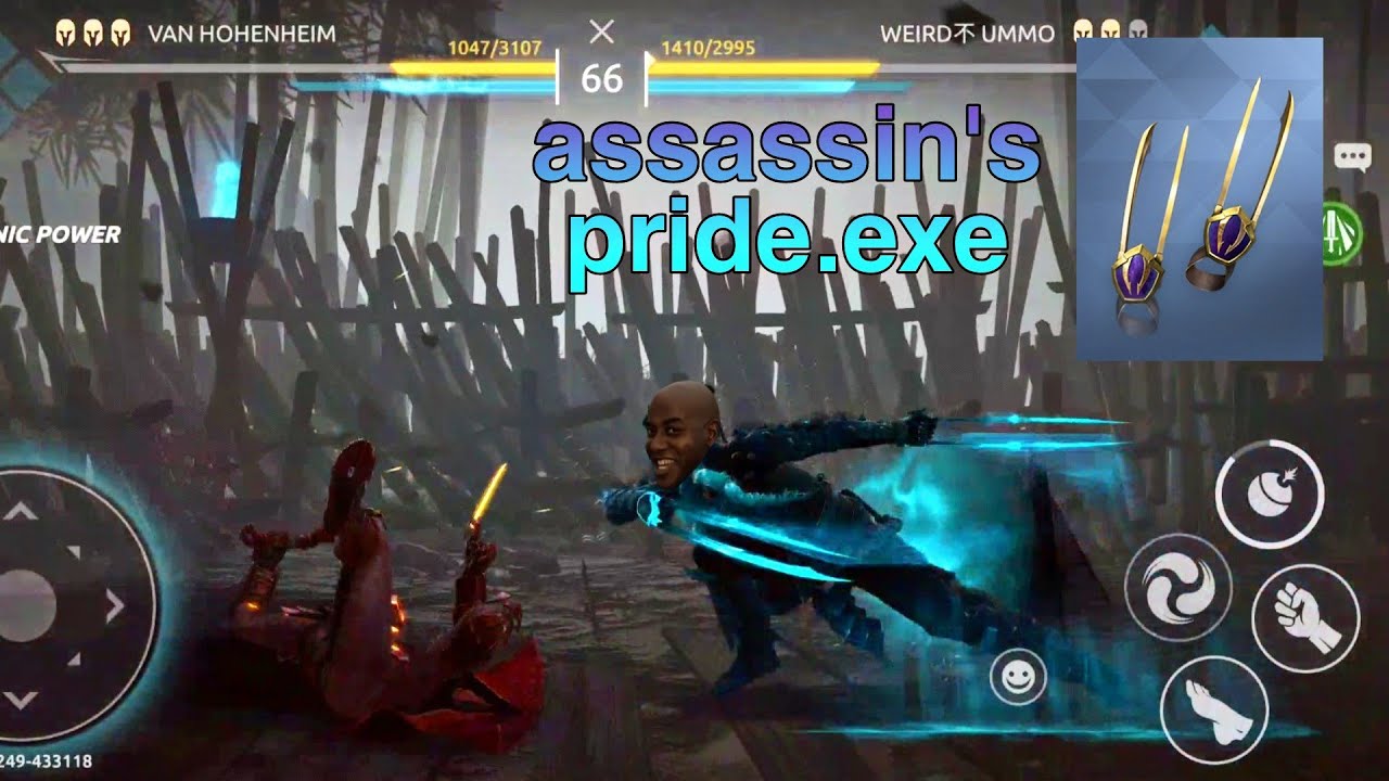 assassin's pride weapon review | lynx rare weapon damage.exe | shadow fight arena