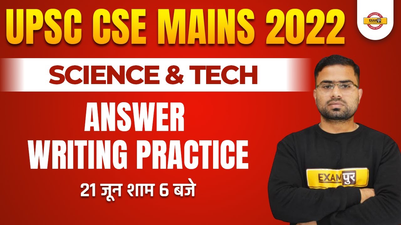 UPSC Mains Answer Writing | Science and Technology Answer Writing | Science and Tech by Appu Sir
