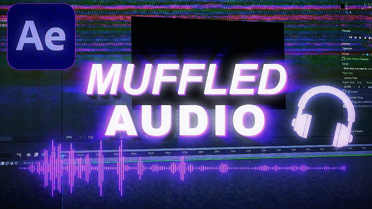 How to make a MUFFLED Sound EFFECT (After Effects Tutorial)