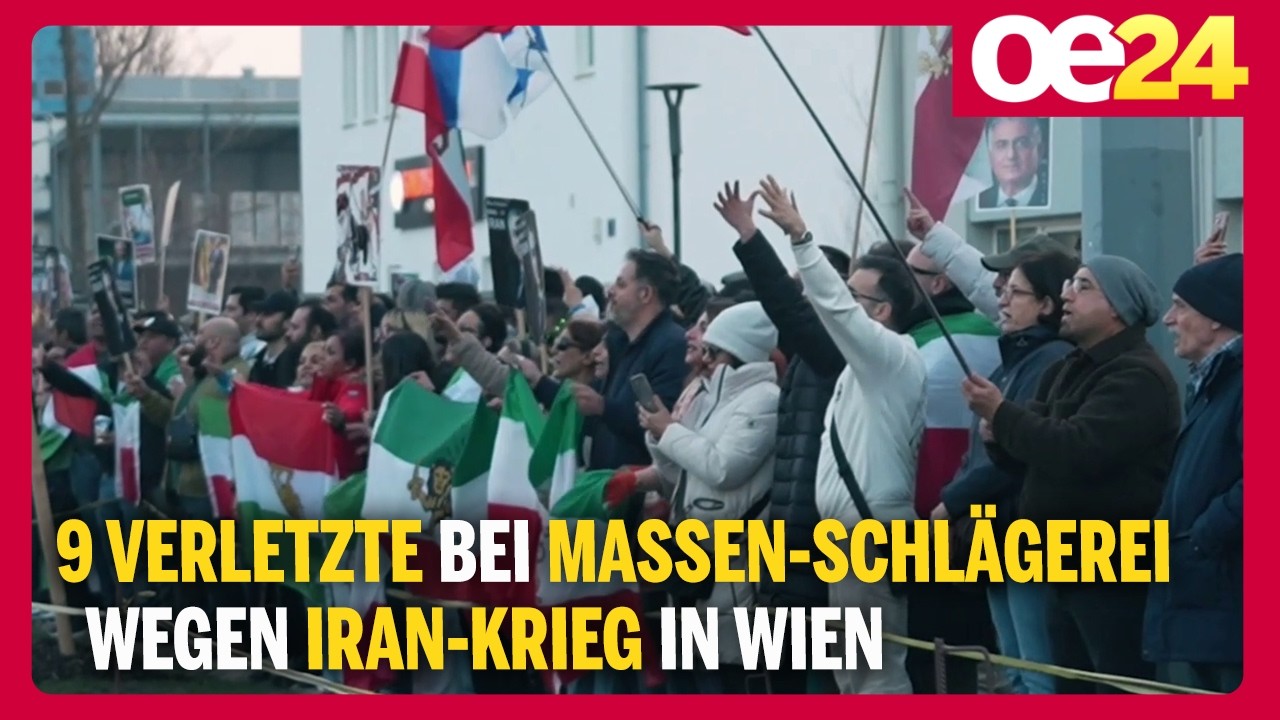 9 Verletzte bei Massen-Schlägerei wegen Iran-Krieg in Wien