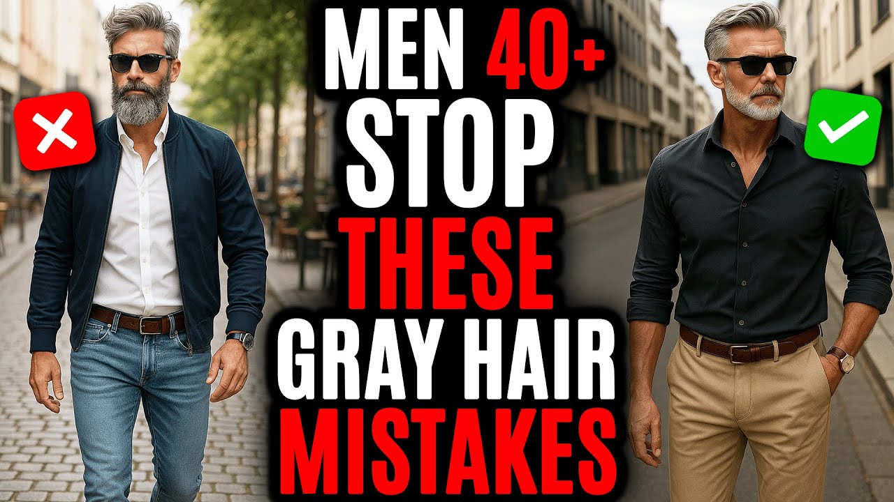 Gray Hair Style Tips for Men Over 40