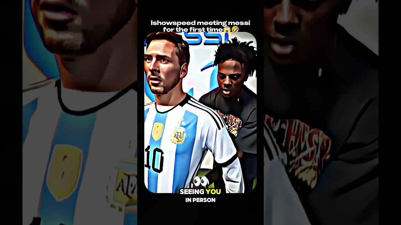iShowSpeed Meets Messi's Wax Figure for the First Time! Hilarious Reaction 😂 