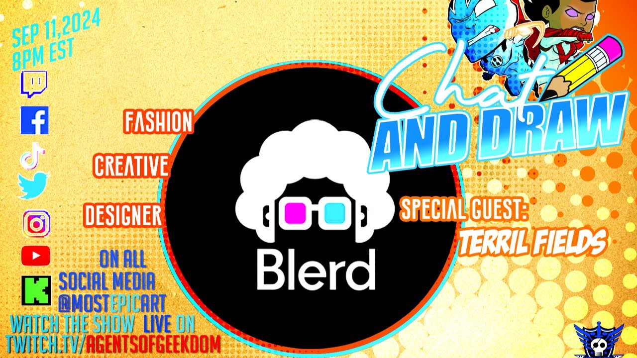 Chat and Draw #Blerd