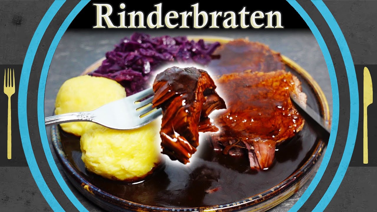 Rinderbraten einfach & günstig, Rezept für Weihnachten