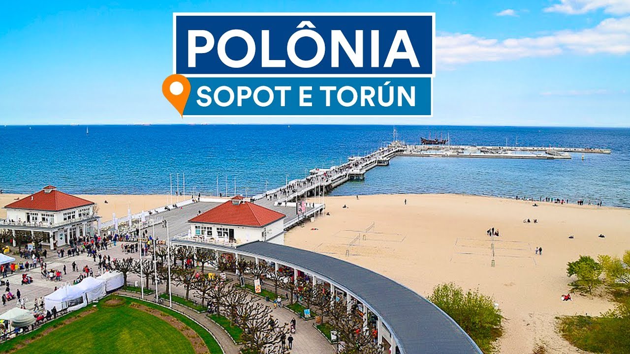 A praia de SOPOT e o doce mais Famoso de TORÚN l Polônia - Ep.4
