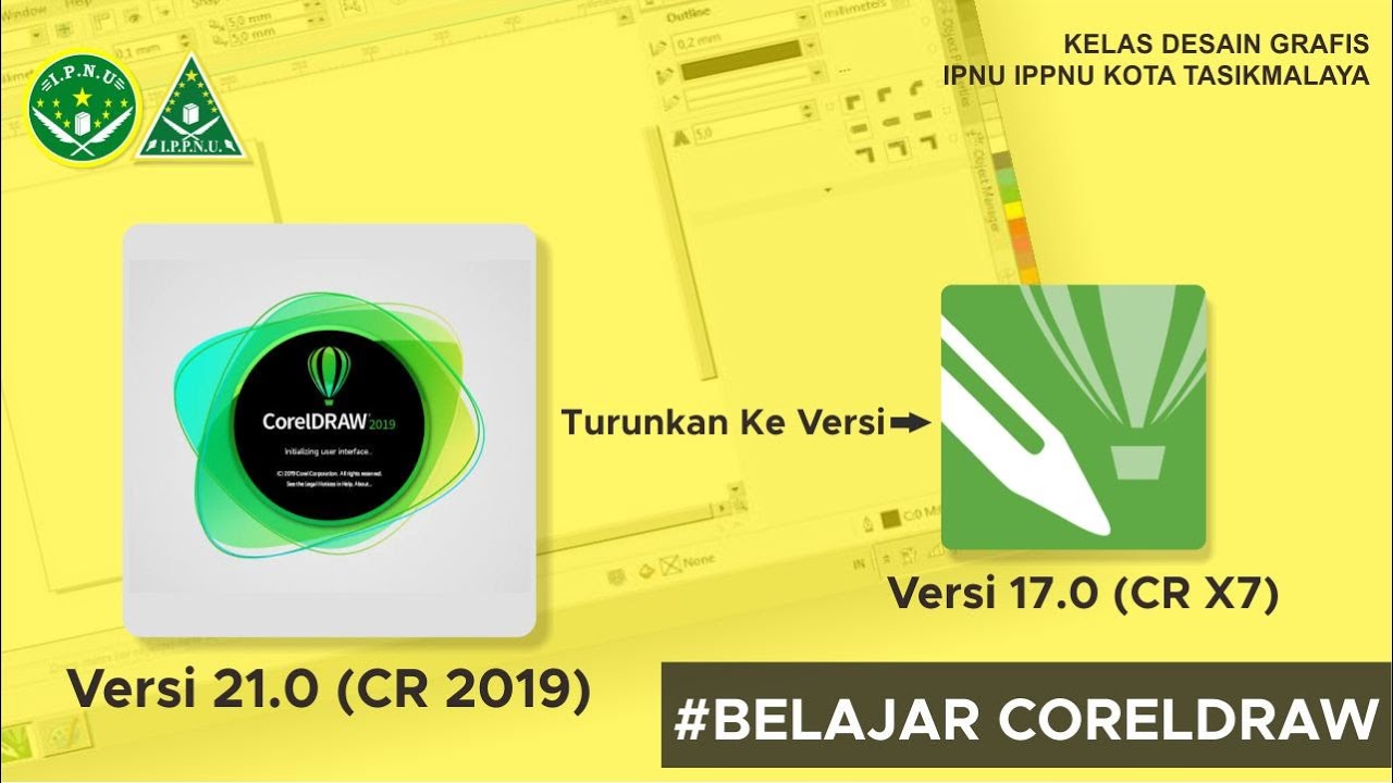Cara menurunkan Versi File Coreldraw 2019 ke X7 [Bocor Eps.5]