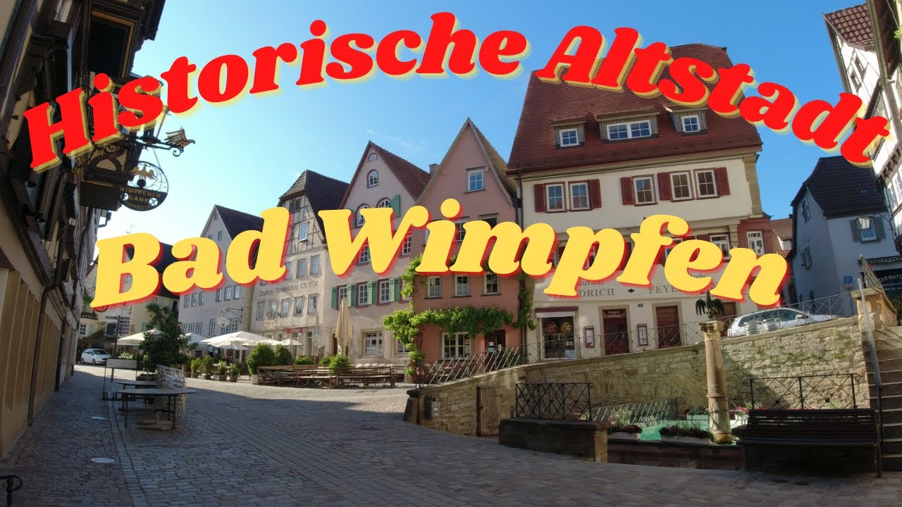 Bad Wimpfen, Neckar und historische Altstadt