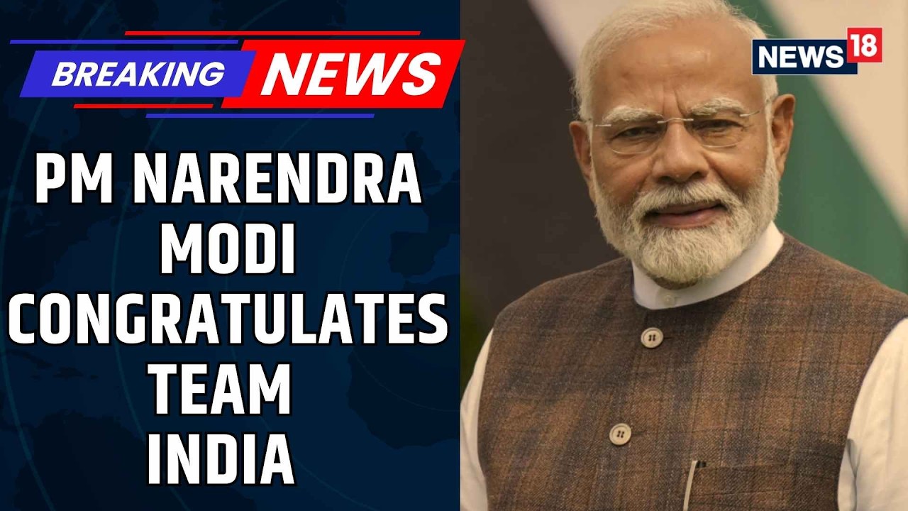 PM Narendra Modi Congratulates Team India for Historic T20 World Cup Victory | India Vs NZ | News18