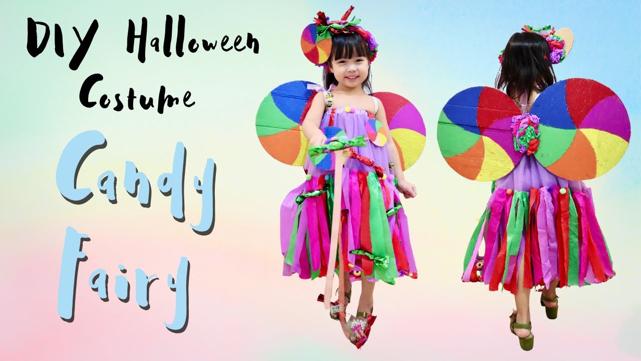 DIY Candy Fairy Halloween Costume | MOMMY CARESS AND AVERY