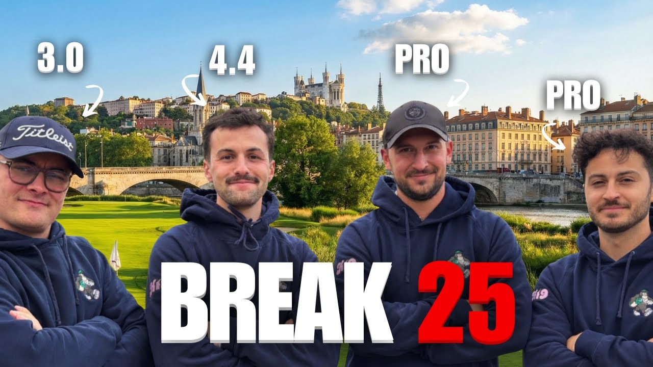 Le DÉFI le plus DIFFICILE du Golf ?! ⛳ (BREAK 25 Ft. Ernest, Manu & Antoine)