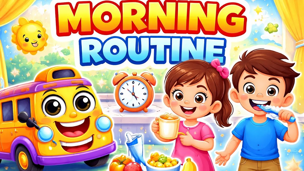 Fun Learning Rhyme for Kids | Colors, Actions & Smiles Song 🌈 | 2-Min Kids Song