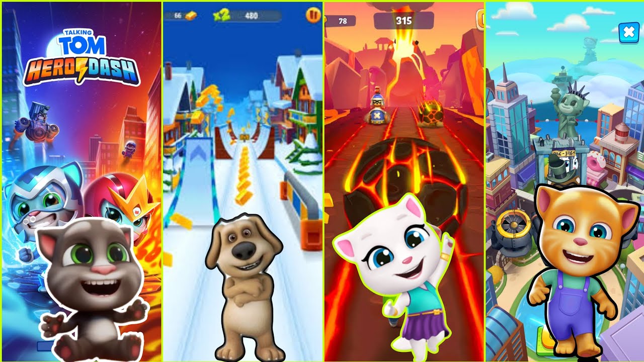 Cute Tom Vs Talking Ben Vs Talking Angela Vs Talking Ginger