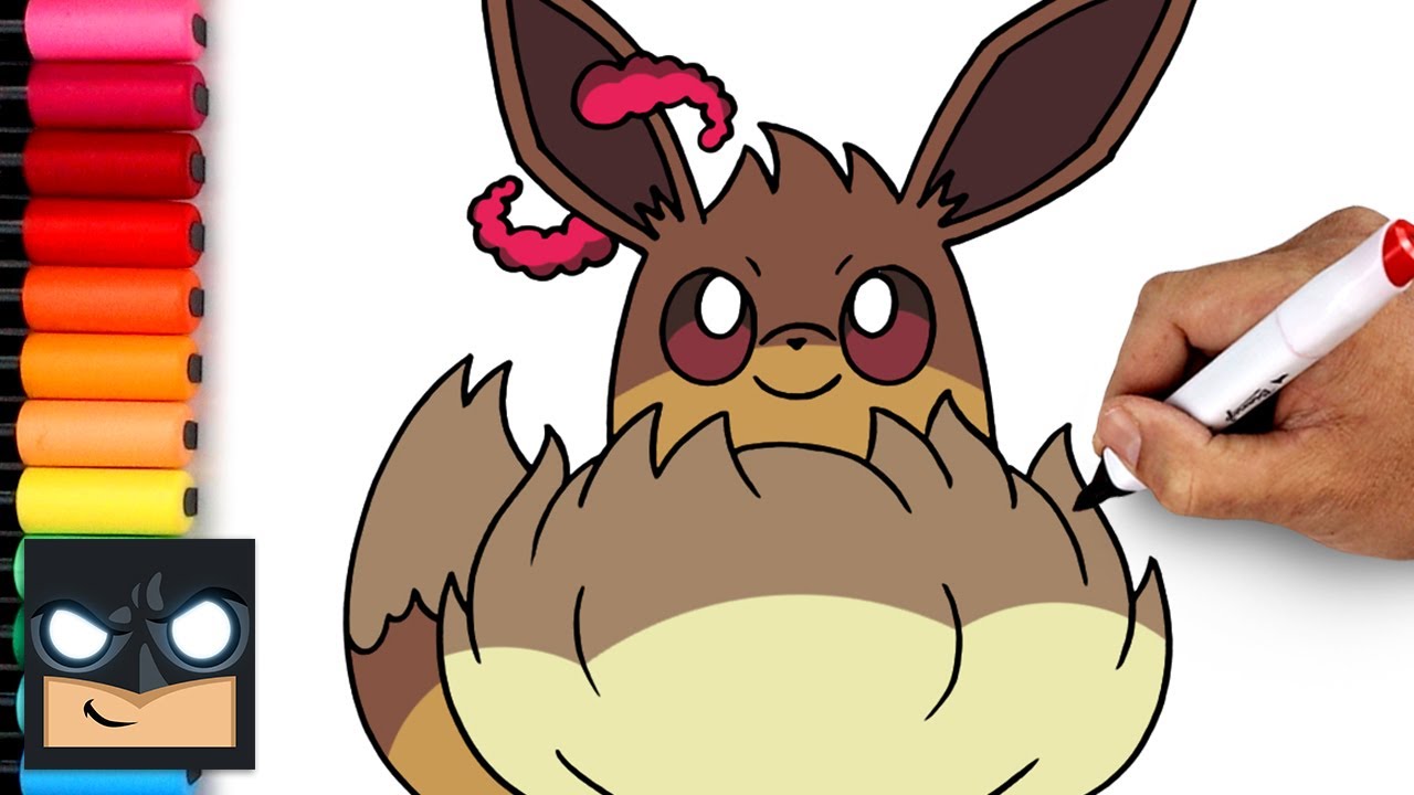 How To Draw POKEMON | GMAX Eevee