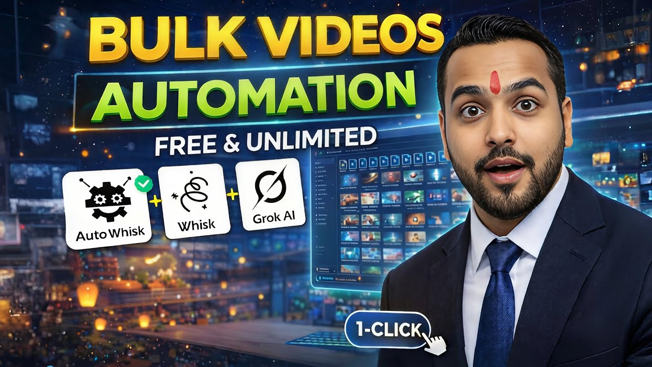 1 Click Me Long Story Video 😱 | ChatGPT + Auto Whisk + Grok AI Full Workflow