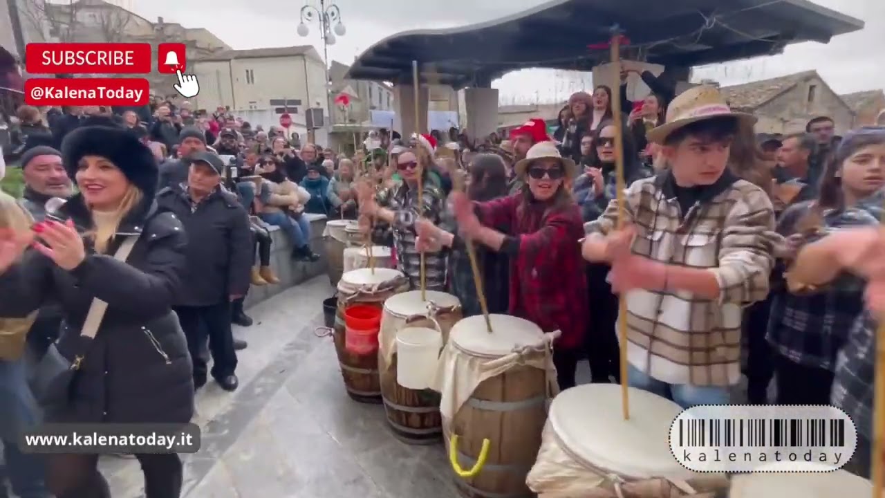 Capodanno 2024, i bufù di Casacalenda in Piazza Mercato!