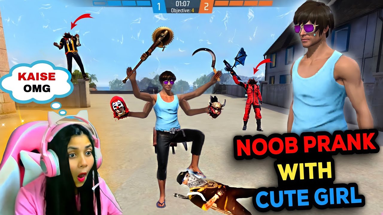 PRANK ON CUTE GIRL ON CS RANKED😱