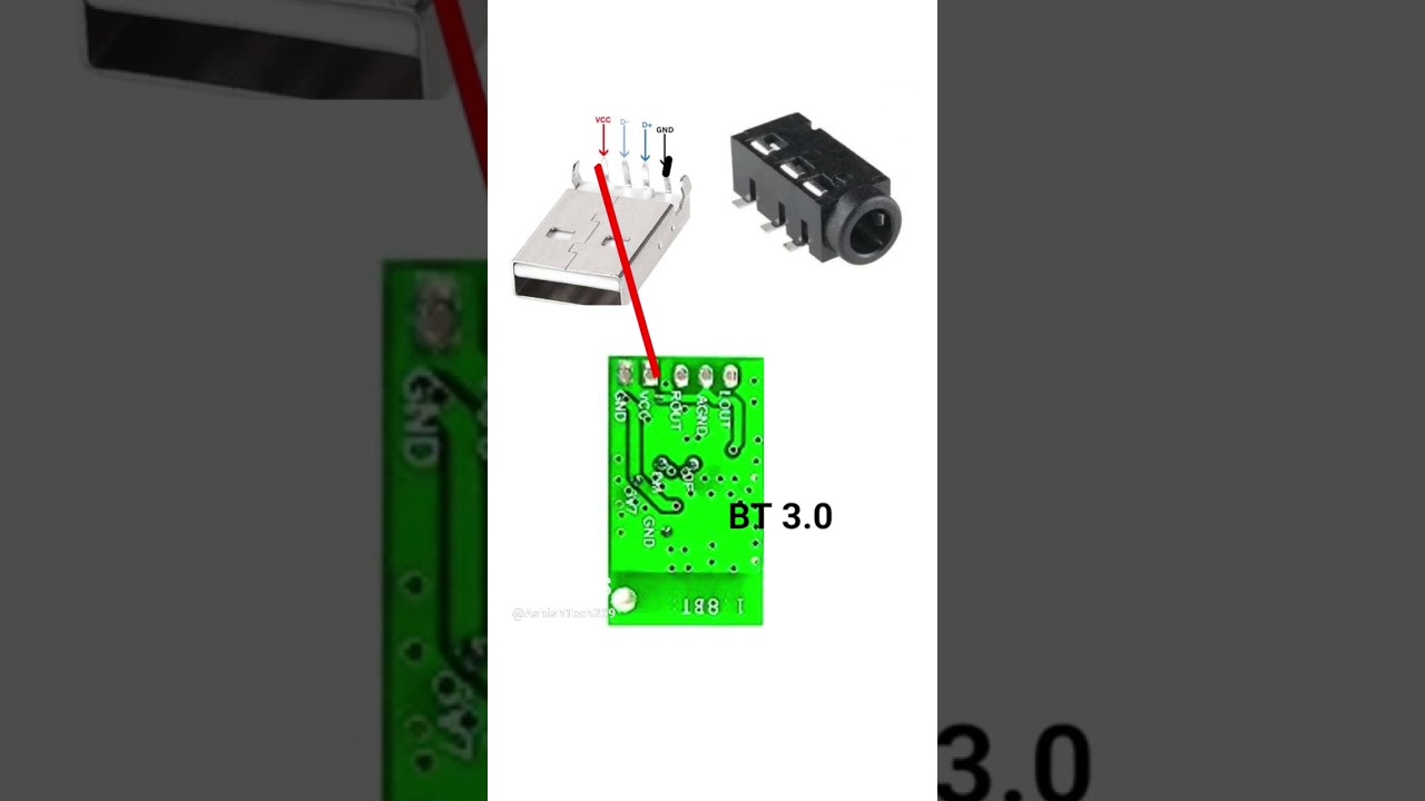 BT 3.0 Bluetooth receiver   connection 🧐#ytshorts #electronic