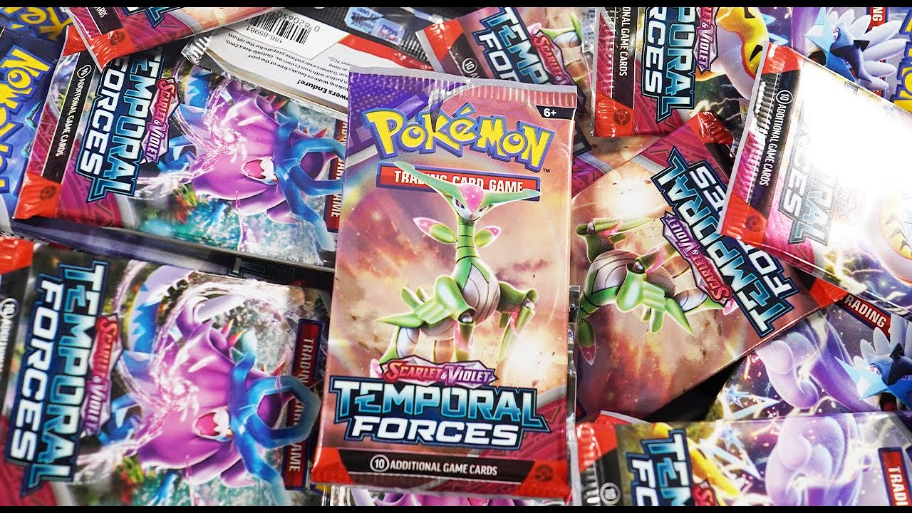 Opening 216 Pokemon Temporal Forces Booster Packs