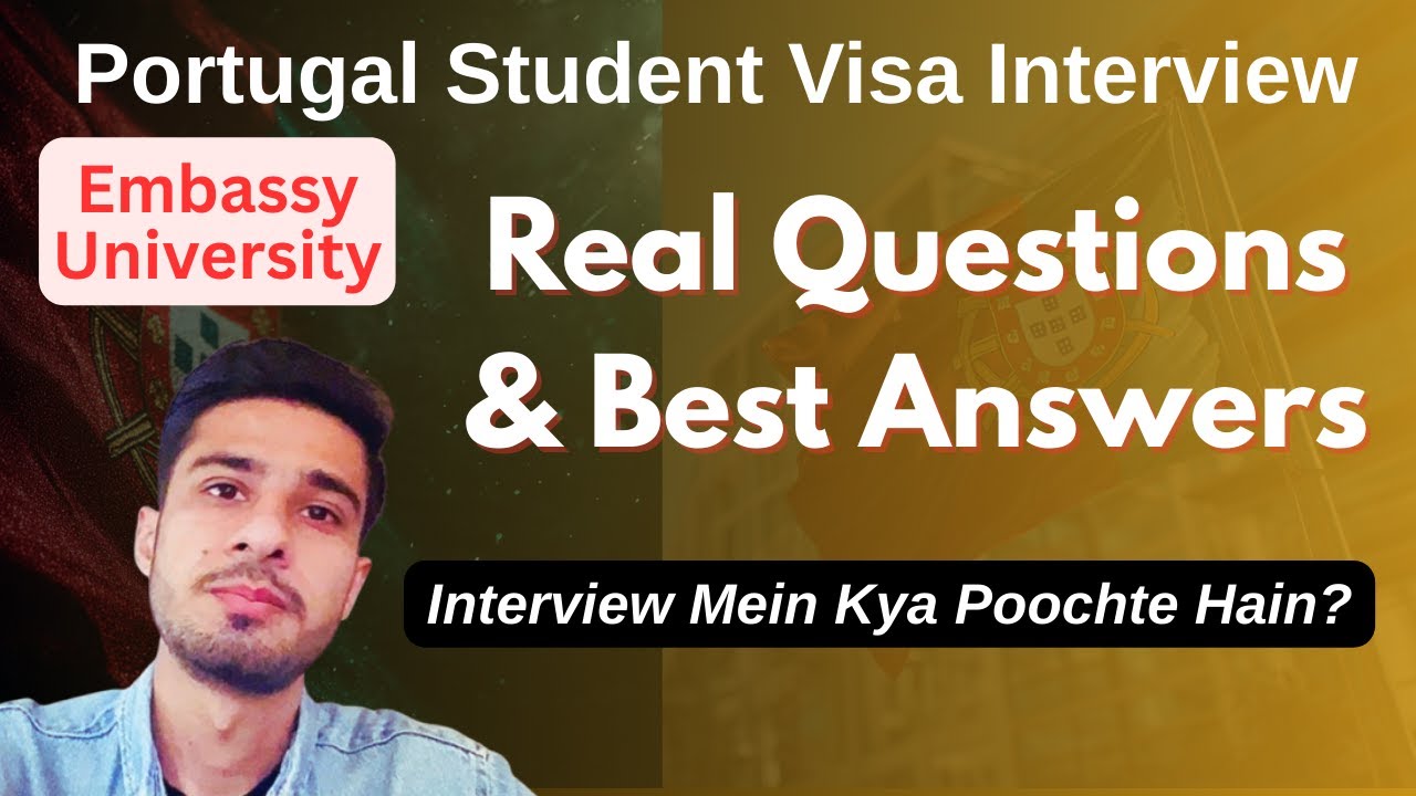 Portugal study visa interview | Embassy interview | Study in Portugal #studyvisa
