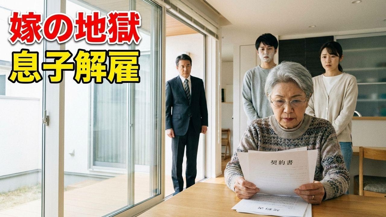 松葉杖の私を酷使する嫁「家事しろ」→翌朝、息子の社長と弁護士が家に現れた結果ｗ