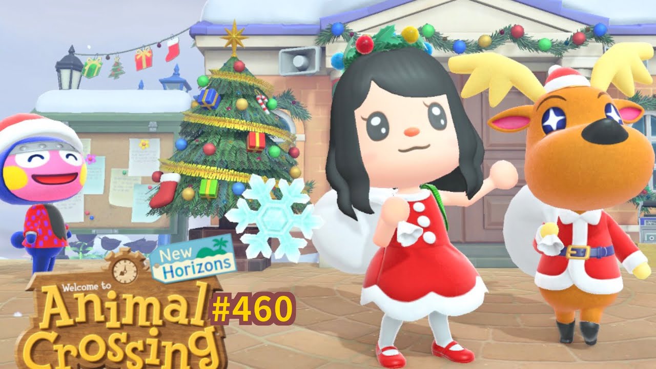 Fête des cadeaux 🎁 Noël avec Rodolphe événement 2021 🎄 Animal Crossing New Horizons 460 Let's play
