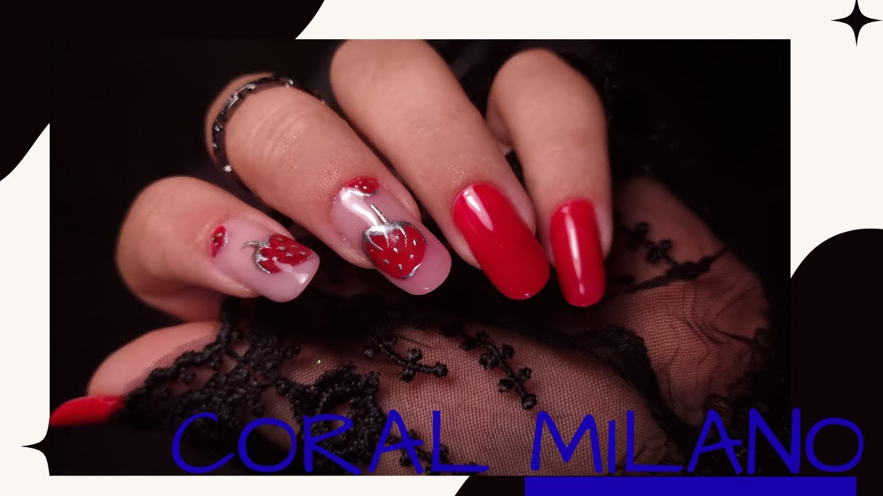 REFILL in dualform con gel ad alta densità, super facile!!! Nailart trendy fragolosa, super facile!