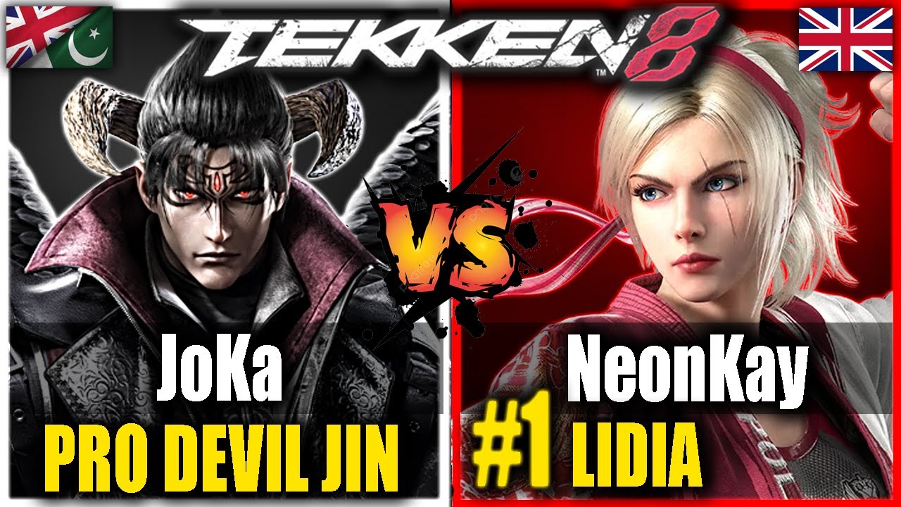FALCONS Joka vs RIZE NeonKay (Devil Jin vs Lidia #1) - PRO Tekken 8 Replays