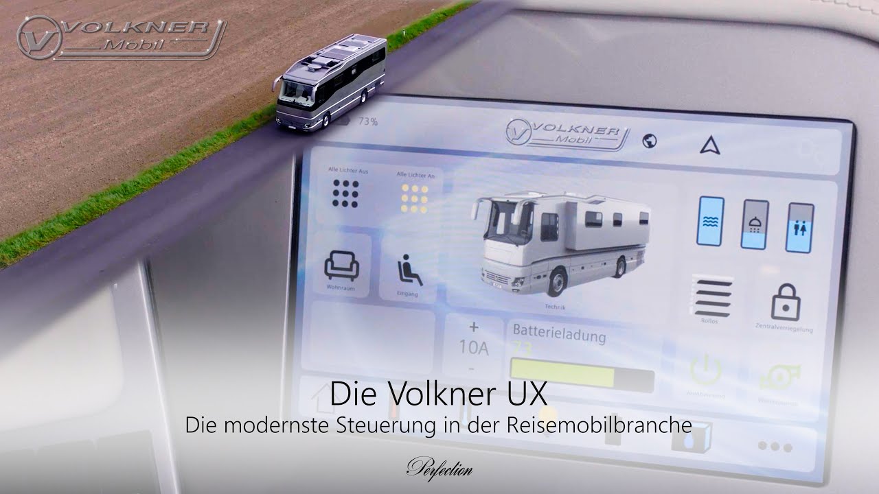 Volkner UX - Die modernste Steuerung der Reisemobilbranche