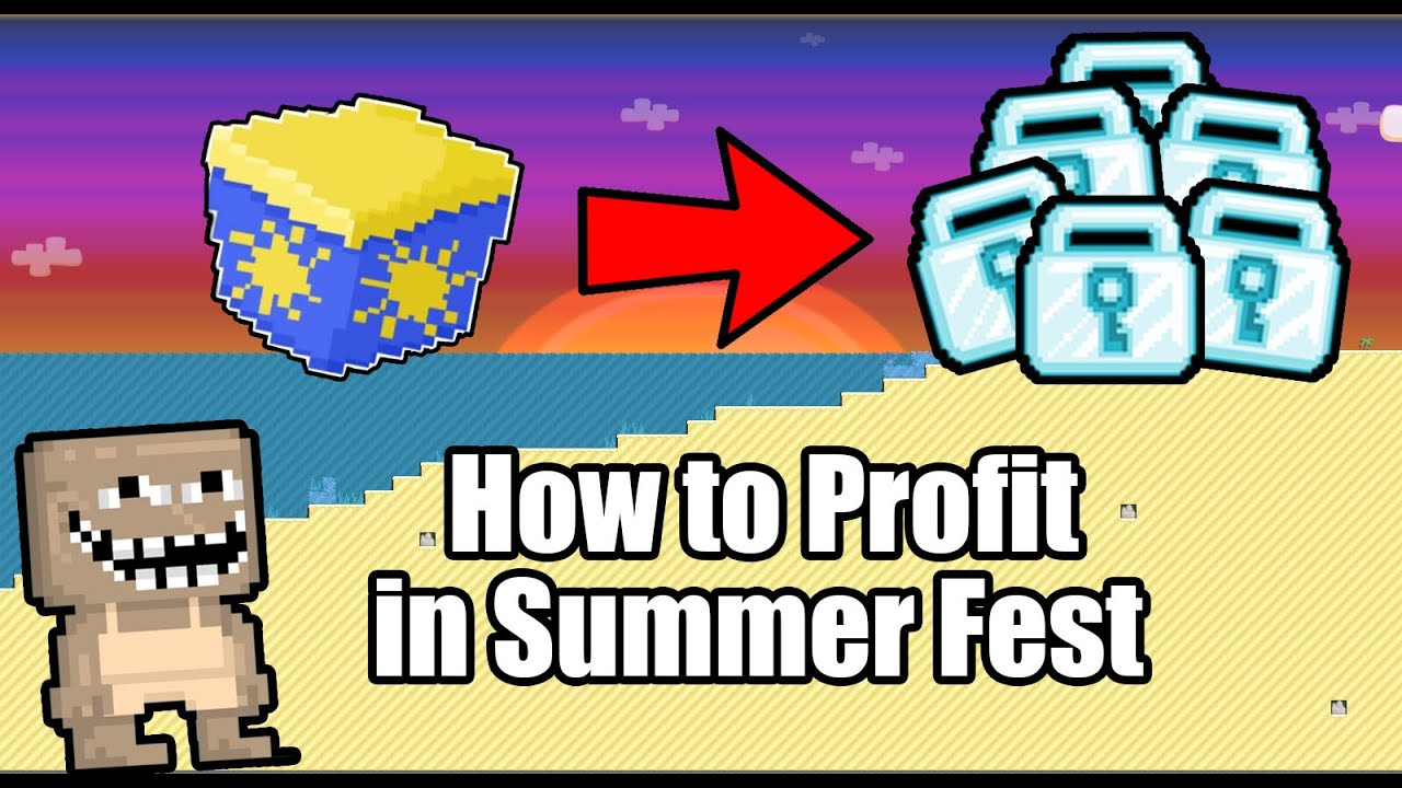 How to Profit in Summer Fest || Growtopia