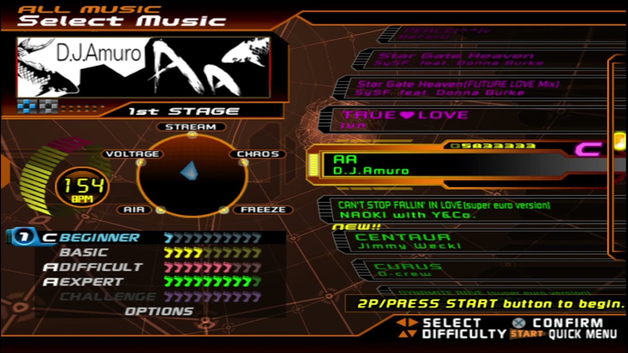 Dance Dance Revolution Supernova (USA) (PS2/PCSX2) All Songs List Gameplay