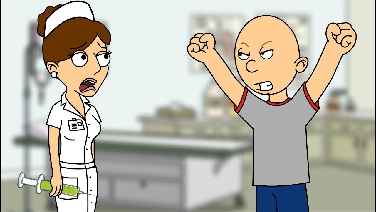 Classic Caillou Misbehaves At His Flu Shot/Grounded