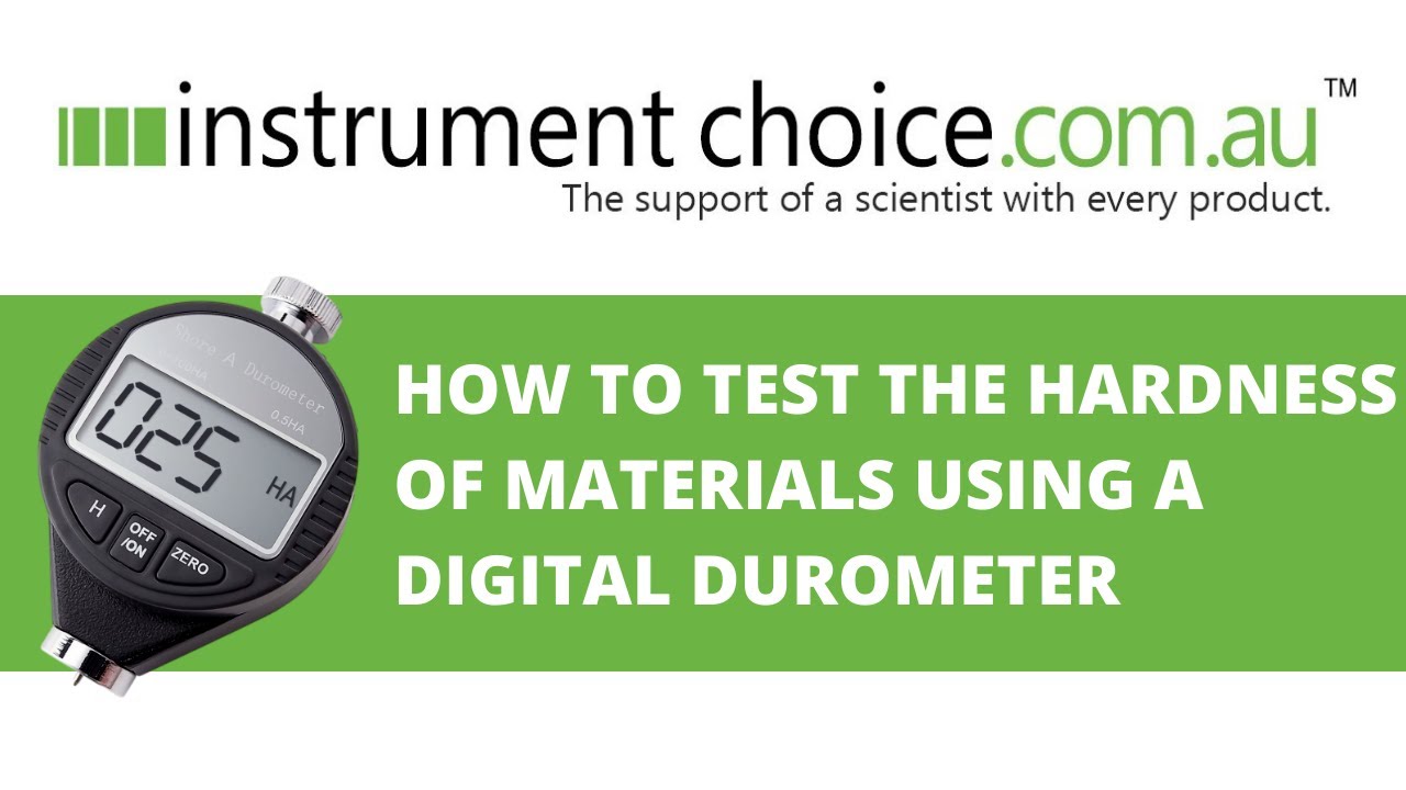 How to Test the Hardness of Materials Using a Digital Durometer