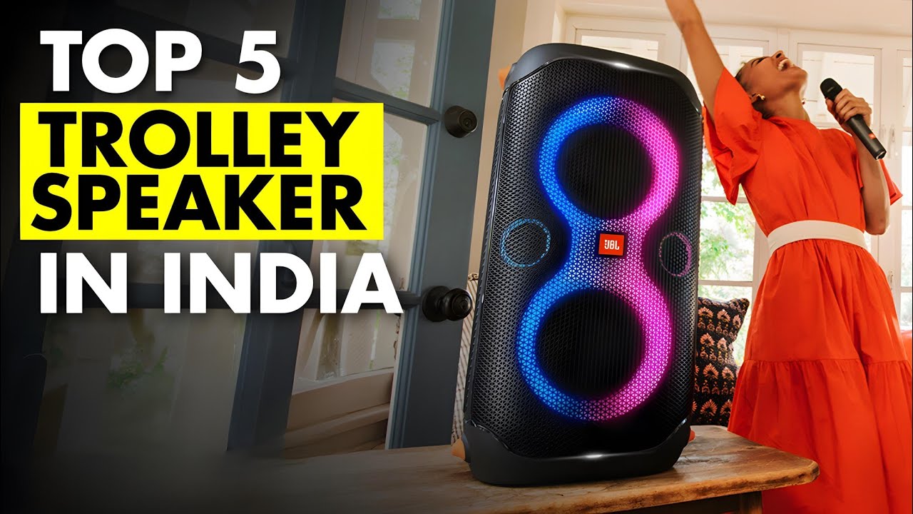 Top 5 Best Bluetooth Trolley Speakers With Karaoke Mic In 2025⚡ Best Wireless Speakers Under 25000Rs
