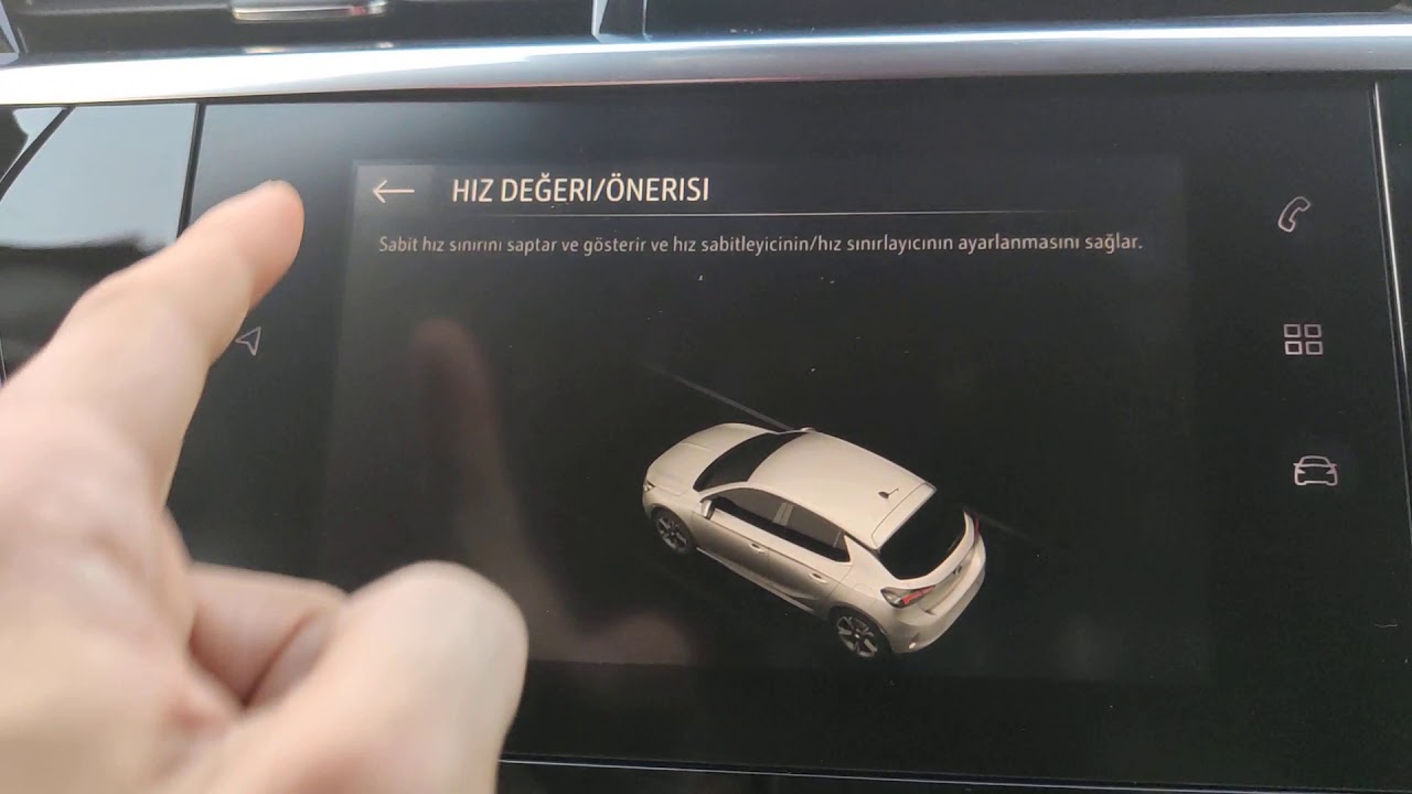 Yeni Opel Corsa F 2020 G&ouml;sterge / Men&uuml; ayarları (&Ouml;zellikleri) İnceleme Videosu