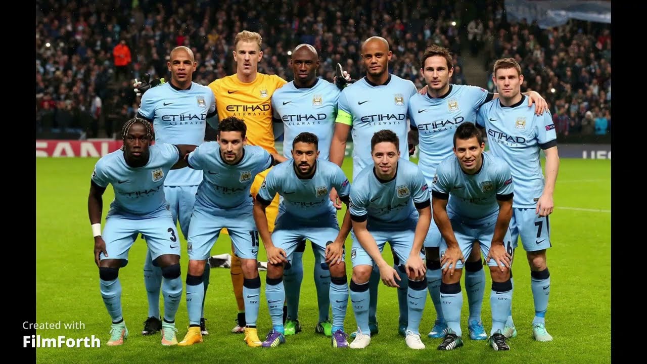 Manchester citys team photos