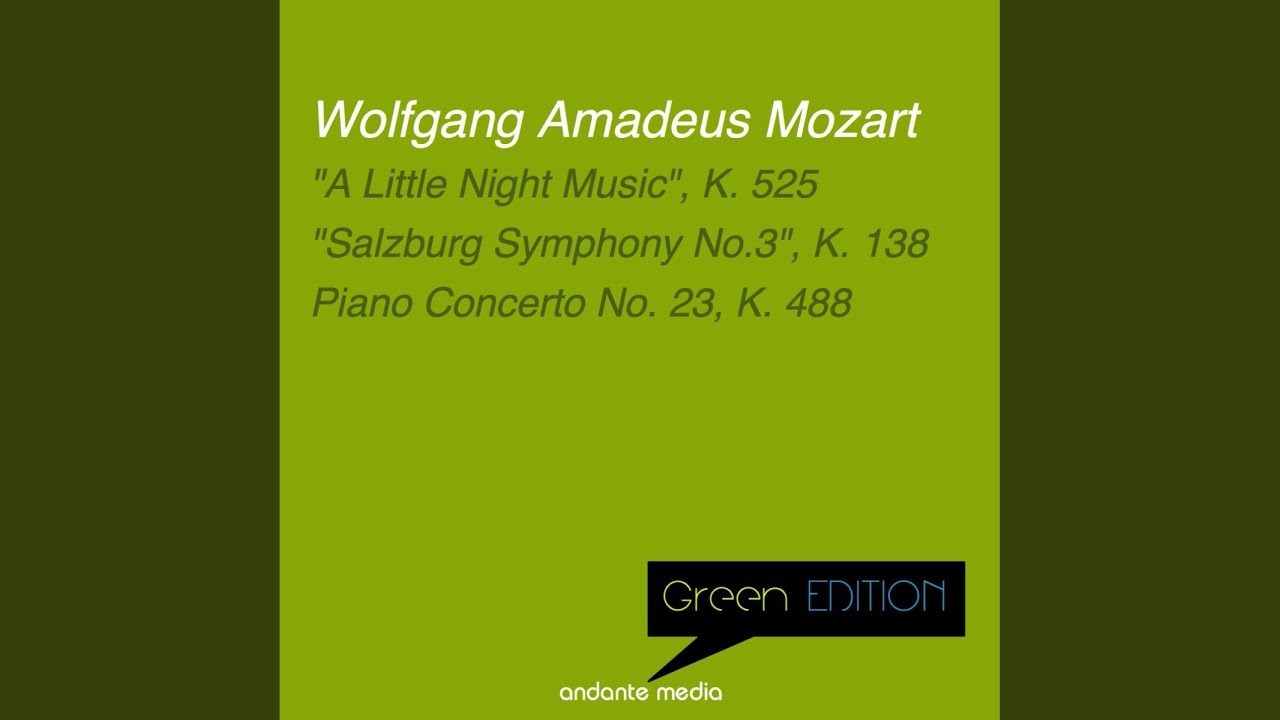 Piano Concerto No. 23 in A Major, K. 488: I. Allegro