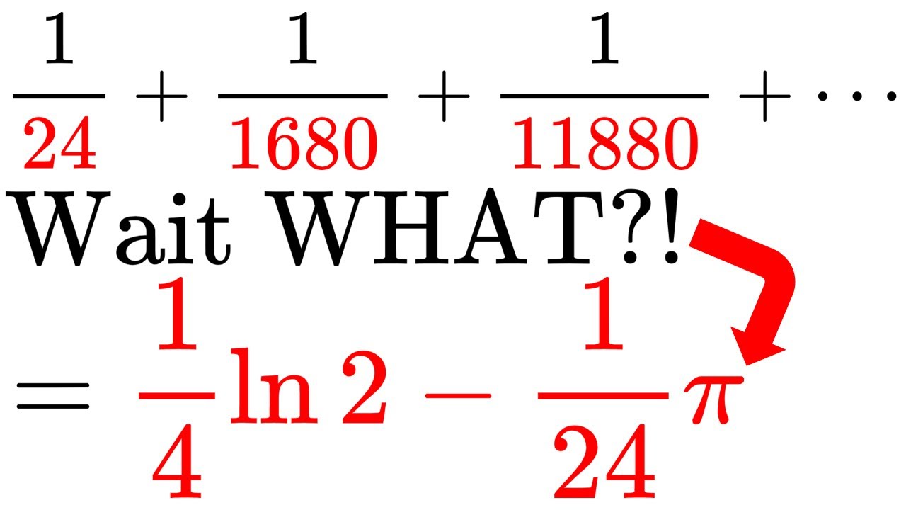 The MOST Surprising Result From An INFINITE Series