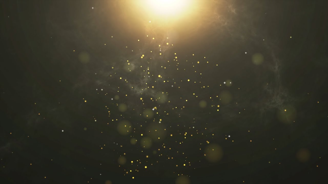 4K GOLDEN DUSTS PARTICLES PRESET | BACKGROUND | SCREENSAVER FOR MEDITATION |Teacher Burnz