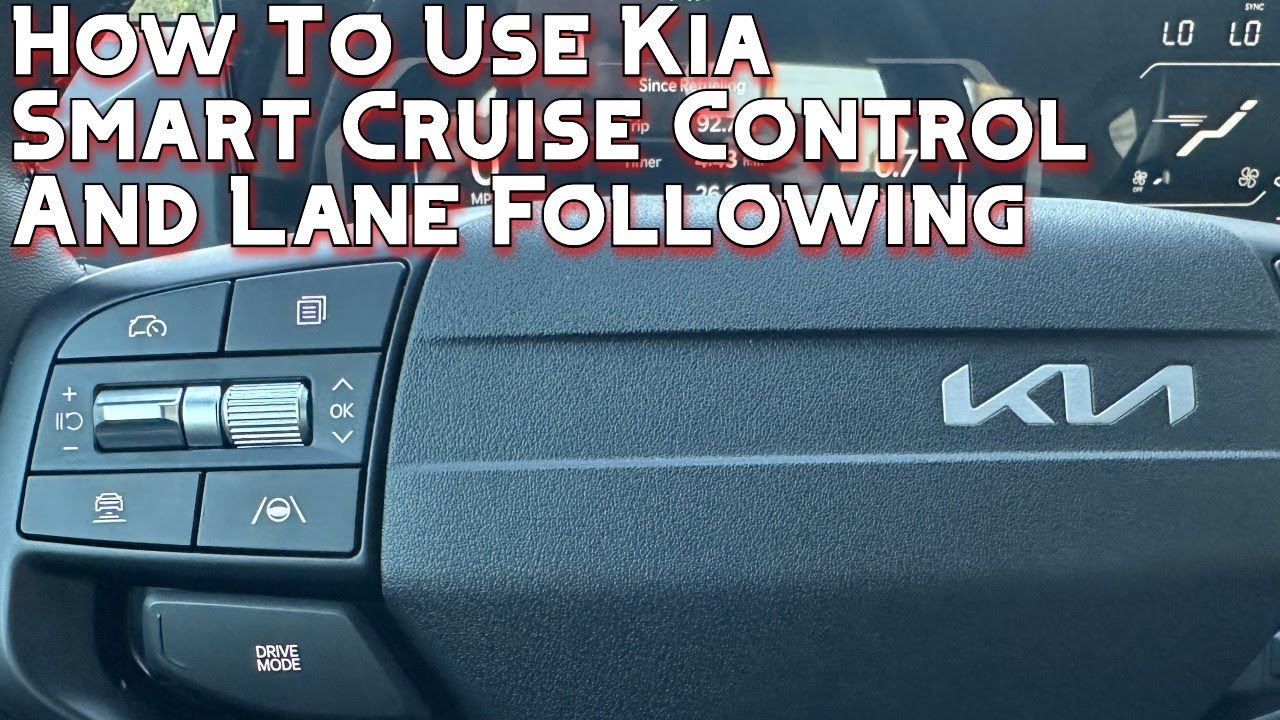 Как пользоваться интеллектуальным круиз-контролем Kia