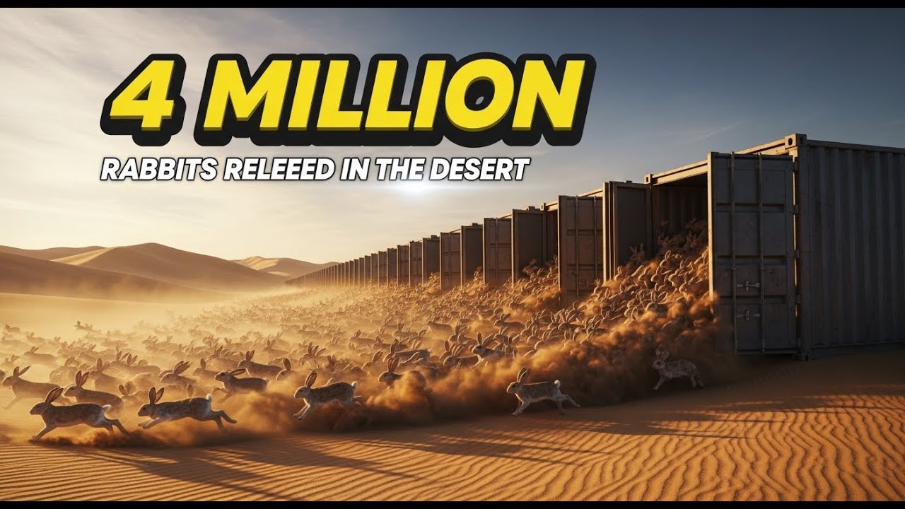 How Millions of Rabbits Turned a Chinese Desert Into Green Paradise