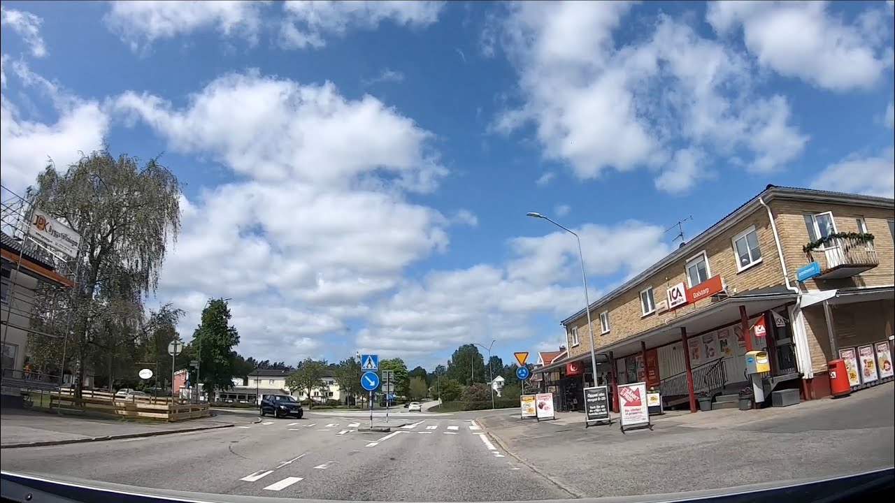 Kör runt i Dalstorp.Västergötland