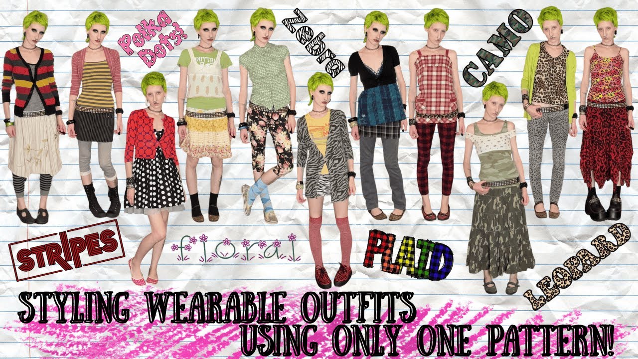 styling 20 outfits using only one pattern! (can I make them wearable??)