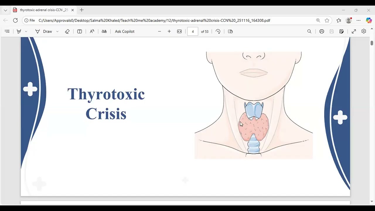Dr\ Salma Khaled ( thyroid & adrenal emergancies )