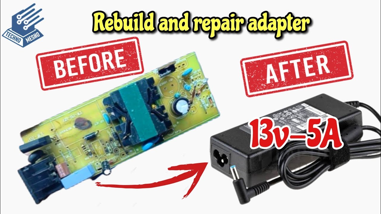 اصلاح شاحن لاب توب | تعديل ايسى الباور | Laptop charger repair