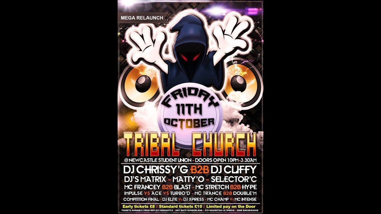Dj Triple XL & Lozza Mc Turbo-D B2B Banks @ Tribal Church Newcastle 08.02.2013