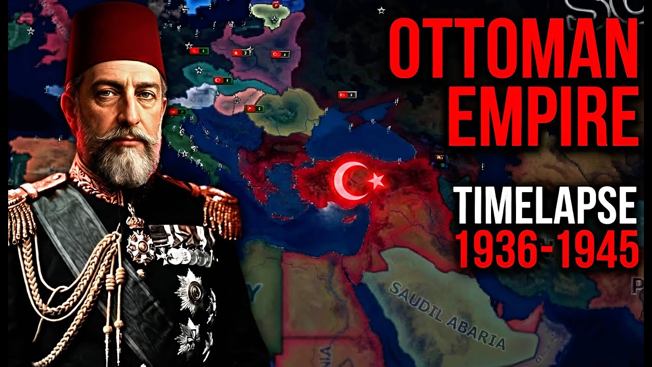 HOI4: Возрождение Османской империи | Турция в ускоренной съемке