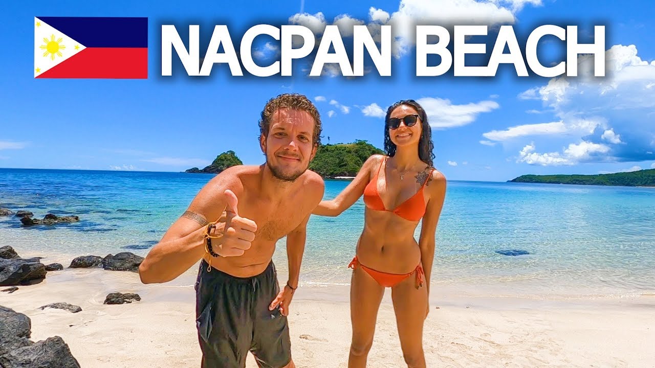 MOST BEAUTIFUL BEACH IN EL NIDO? NACPAN BEACH 🇵🇭 (PHILIPPINES)